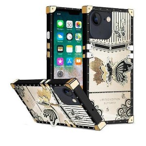 Entronix Case Compatible with iPhone 16E - [Rectangular] Luxury Butterfly Grip Stand - 1 of 4