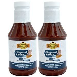 Fat Boy Hickman's BBQ 19 oz Haugwaush BBQ Sauce - Pack of 2 - 1 of 4