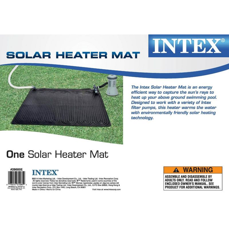 Intex 28685E Above Ground 8,000 Gallon Swimming Pool Water Heater Solar Mat, 4 of 7