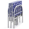 Folding Bed in Silver Gray - Hodedah - 4 of 4