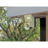 IQ America Motion Security Flood Light, Battery-Powered, 700 Lumen LED, Wall/Eave Mount for Shed, Storage, Attic, Garage, Grill Light, Champagne - 3 of 4