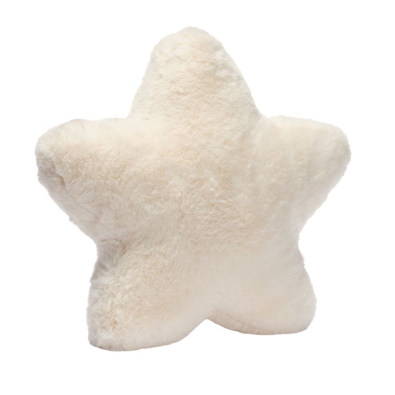 Lambs & Ivy Star Pillow Plush - Ultra Soft Creamy White, 2 of 6