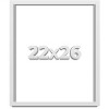 PosterPalooza | Slim Profile White Picture Frame - UV Acrylic, Foam Board Backing, Hanging Hardware - 2 of 4