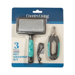 All-in-One 3-Piece Dog Grooming Kit for a Healthy and Well-Groomed Pet - 1 of 4