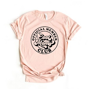 Simply Sage Market Women's Official Member Cool Moms Club Short Sleeve Graphic Tee - 1 of 3