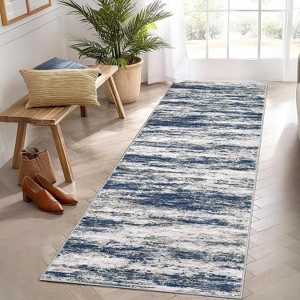Acekool Washable Area Rug, Modern Non Slip Low Pile Soft Accent Carpet for Living Room Bedroom Dining, Stain-Resistant - 1 of 4