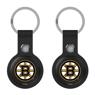 Keyscaper NHL Eastern Conference Teams Insignia Black Airtag Holder 2-Pack