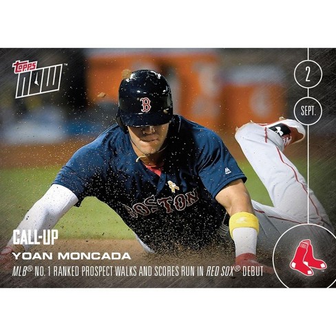 Topps Mlb Boston Red Sox Yoan Moncada (call-up) #418 Topps Now Trading Card  : Target
