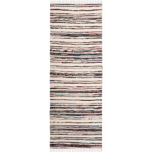 Rag Rug RAR126 Hand Woven Indoor Rugs - Safavieh - 1 of 4