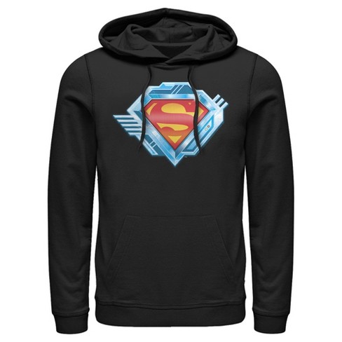 Men's Superman Logo Chrome Machine Pull Over Hoodie - image 1 of 3