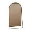 Infurnic Full Length Mirrors Iron Arched Design with Supporting Feet for Living Room, Clothing Shop, Corridor Decor, Gold, 35.43"*0.98"*65.75" - 4 of 4