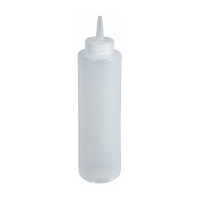 Winco Regular Squeeze Bottles, Plastic, Clear, 24 Oz - Pack Of 6 : Target