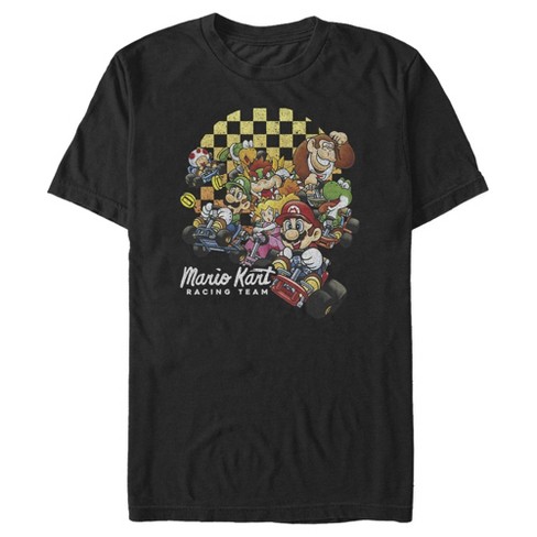 Resignation Regelmæssigt Anoi Men's Nintendo Mario Kart Cast Collage T-shirt : Target