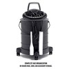 Vacmaster 6 Gallon 120 Volt 960 Watt Portable Heat Resistant Corded Electric Ash Vacuum with Wheels with 8 Amperes Motor, Black - 3 of 4