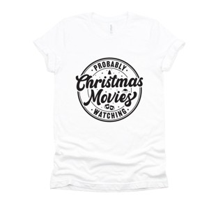 Simply Sage Market Probably Watching Christmas Movies Short Sleeve Tee - 1 of 4