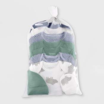 Carter's Just One You® Baby Layette Registry Set - Green/Navy Blue