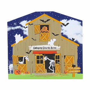 Cat's Meow Village 4.75 In Galloping Gourd Acres Halloween Halloween Village , Lightweight Halloween Decor Halloween Barn Spooky (1PC) - 1 of 4