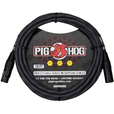 PIGHOG HEX SERIES MIC CABLES 10FT GREY
