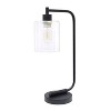 Modern Iron Desk Lamp with Glass Shade - Lalia Home - 3 of 4