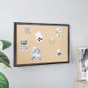 Emma and Oliver Wall Mount Cork Board with Wooden Push Pins - 4 of 4