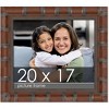 PosterPalooza | 20x17 Wide Bamboo Picture Frame, UV Acrylic, 4 Finishes - Brown, Black, Silver, and Natural - 2 of 4