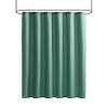 LunaLulinlk Dobby Dot 13 Piece Shower Curtain and Hook Set, 72 x 72, Green - 2 of 4