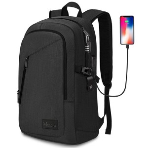 Generic Business Travel Laptop Backpack, Anti Theft Slim Laptop Bag with USB Charging Port - 1 of 4