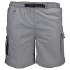 Weekender Men's River Guide Belted Swim Trunk | Gray X-Large - 2 of 4