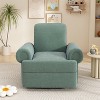 TinyHomie Manual Recliner Sofa Swivel Recliner Rocker Chair with Adjustable Backrest for Living Room Bedroom - 2 of 4