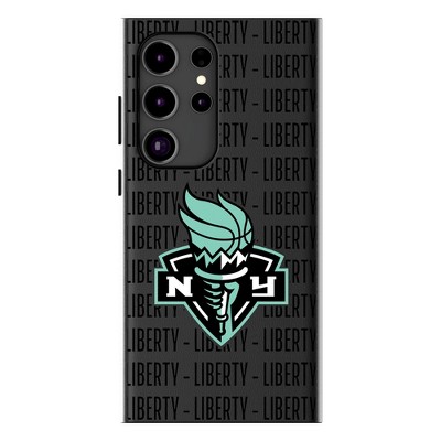Keyscaper WNBA Text Backdrop MagSafe Compatible Cell Phone Case for Galaxy S24 Plus