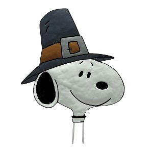 Peanuts Snoopy Thanksgiving Pumpkin Press-in 10 inch icon - 1 of 2
