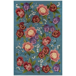 Liora Manne Marina Floral Indoor/Outdoor Rug.. - 1 of 4