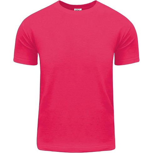 Crew online bright pink short sleeve crewneck