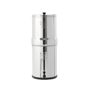 Imperial Berkey Water Filtration System with 2 Black Berkey Element Filters, Gravity-Fed, Stainless Steel, 4.5 Gallon - 1 of 4