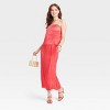 Women's Textured Satin Cami Blouse - A New Day™ - 3 of 4