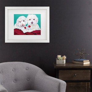 Trademark Fine Art Pat Saunders-White Rainie Matted Framed Art - 1 of 4