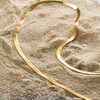 Ross-Simons 3mm 10kt Yellow Gold Herringbone Necklace - 3 of 4