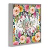 Stupell Industries Elegant Love Floral Pattern Black Framed Giclee Art - 3 of 4