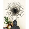 Set of 3 Metal Starburst 3D Wall Decors - Olivia & May - image 2 of 4