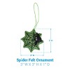 Park Designs Green Spider Felt Ornament Set of 4 - 4 of 4