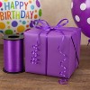 LoonBalloon 500 Yards Purple Curling Ribbon ‚ 3/16 Inch wide Bright Party Ribbon (2-Pack) - 4 of 4
