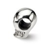Black Bow Jewelry Sterling Silver Skull Bead Charm - 2 of 4