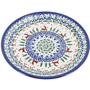 Blue Rose Polish Pottery Vena Dessert Plate - 1 of 2