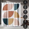 Mid Century Circles by Artprink - mid century Abstract Shower Curtain - Americanflat - 4 of 4