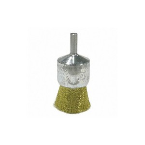 Weiler  Crimped Wire End Brush,Brass,1 In. 93805 - 1 of 1