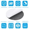 Unique Bargains Soft Felt Scratch Resistant Adhesive Non Slip Furniture Floor Pads 5 Pcs - 4 of 4