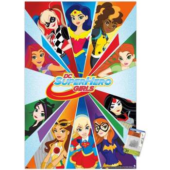 Trends International DC Comics TV - DC Superhero Girls - Collage Unframed Wall Poster Prints