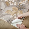 Brewster Peel and Stick 1pc Wallpaper Yara Taupe - 2 of 4
