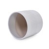 Yinvani Set of 3 Grid Ceramic Flowerpot, Modern Planter for Patio, Garden, Windowsill - 4 of 4