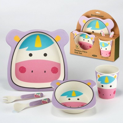 childrens bowl and plate set